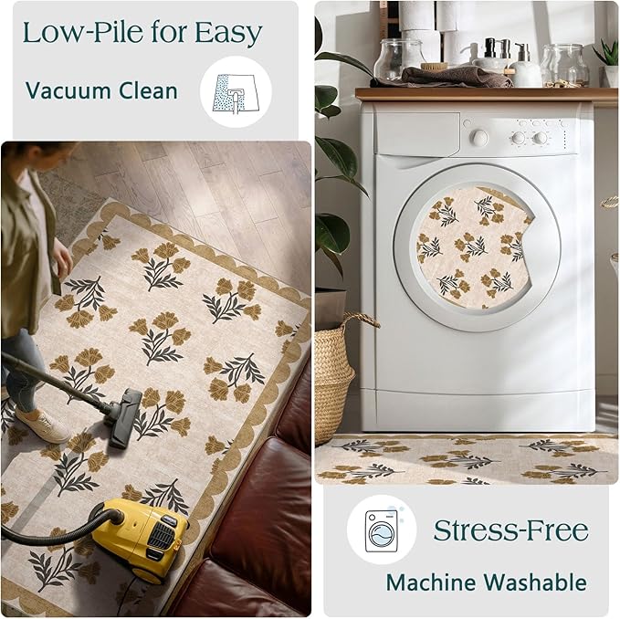 3x5 Floral Entry Rug - Image 6