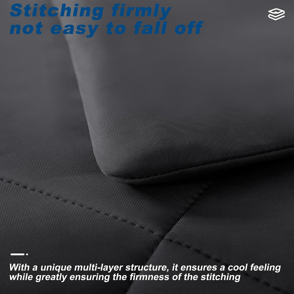 Cooling Comforter Queen Size, Double-Sided Cold Tech Fabric Quilted Bed Comfo...