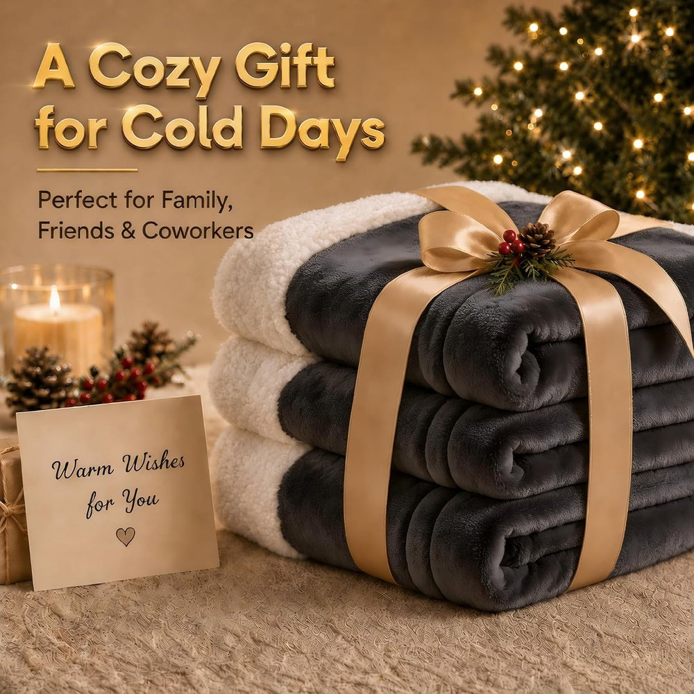 Electric Heated Blanket Full Size 72"x84", Dark Grey