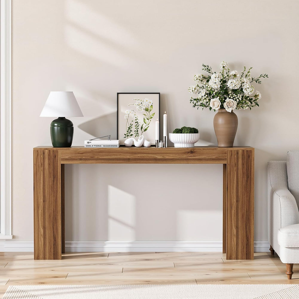 Spaco 63'' Narrow Long Console Table,Farmhouse Entryway Table Sofa Ta...