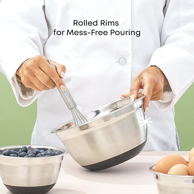 JoyJolt Stainless Steel Mixing Bowls