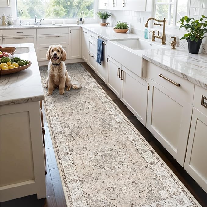 Hallway Washable Runner Rug by HYHAOYUNLAI