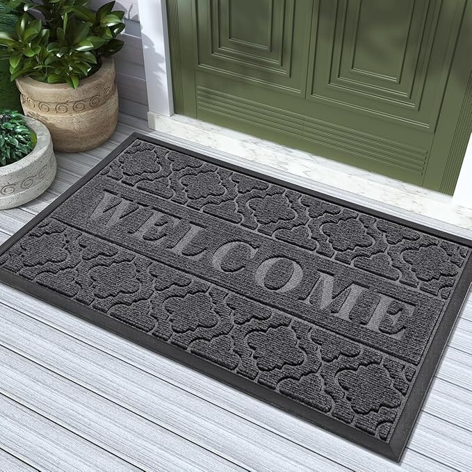 Yimobra Welcome Matt Outdoor Indoor 29.5x17, All-Weather Waterproof Front Door - Image 8