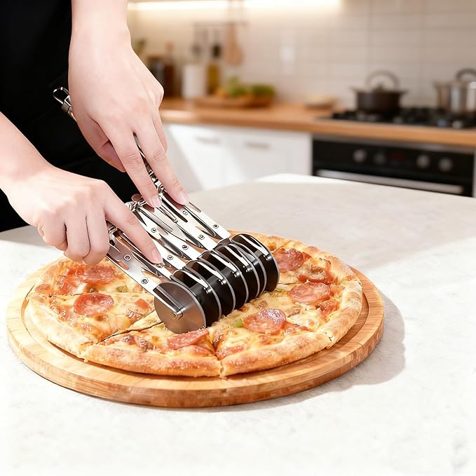Wheel Pastry Cutter, Adjustable Pasta Cutter - Image 5
