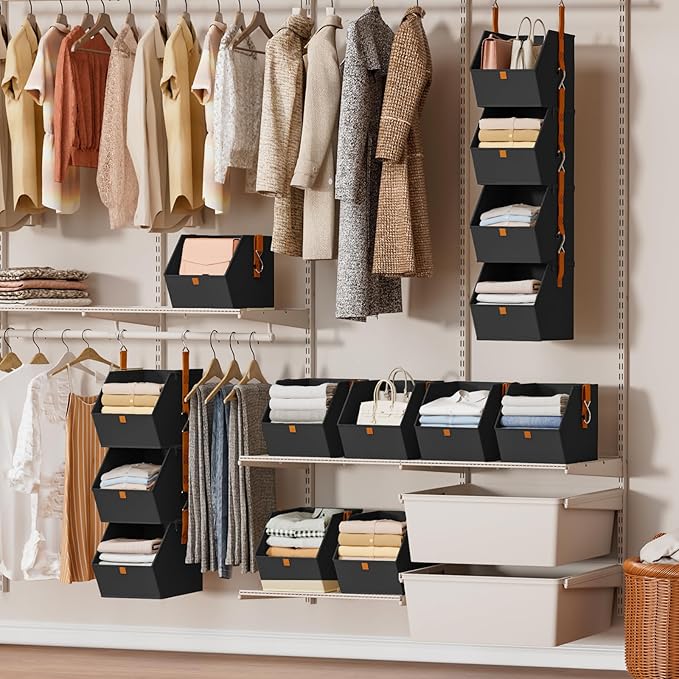Homsorout Hanging Closet Organizer 4 Tier - Image 2