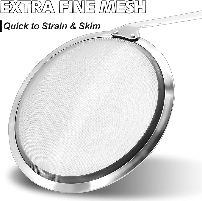 Anaeat 4.7" Stainless Steel Fat Skimmer Spoon - Image 4
