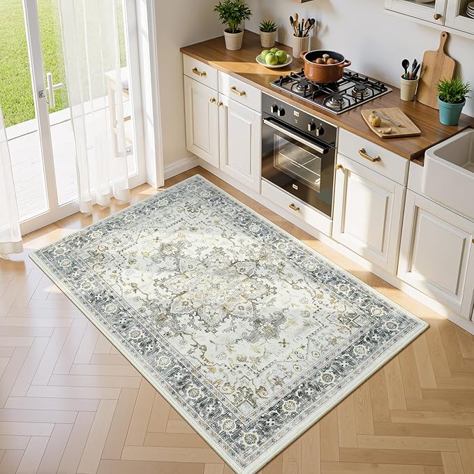 Lofus 3x5 Area Rugs for Entryway, Machine Washable Small Living Room Area Rug - Image 3