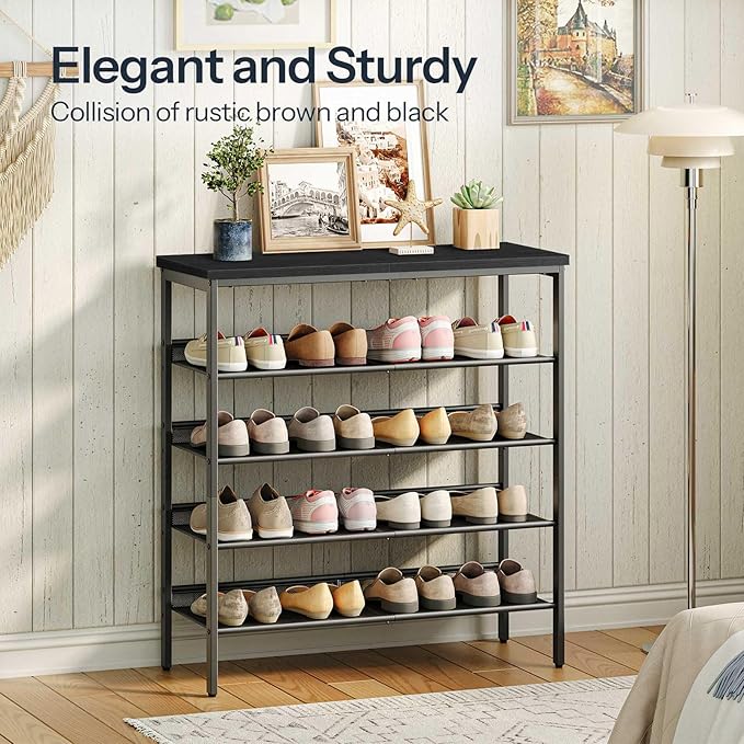 HOOBRO Shoe Rack for Entryway, 5-Tier Shoe Organizer - Image 5