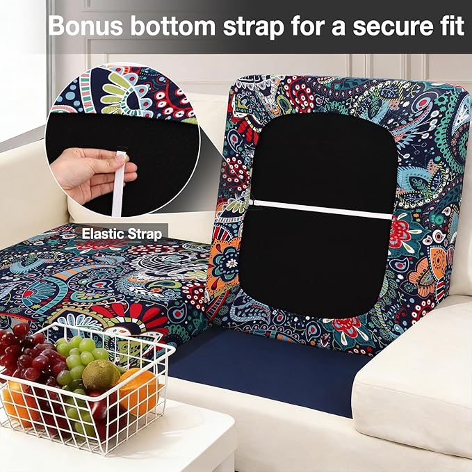 hyha 14Pcs Patio Cushion Covers, Stretch Outdoor Couch Cushion Covers - Image 4