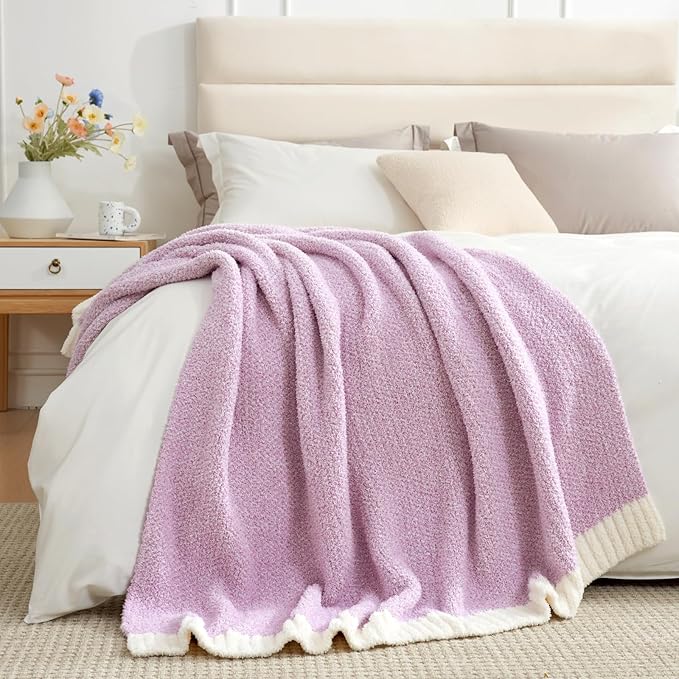 Snuggle Sac Lilac Throw Blanket - Image 8