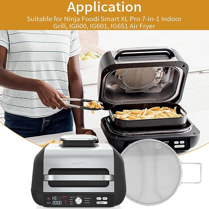 Splatter Shield for Ninja Foodi Smart XL Pro 7-in-1 Indoor Grill, Replacement - Image 3
