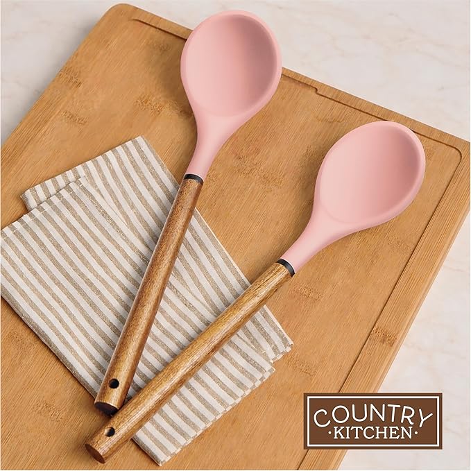 Country Kitchen Non Stick Silicone Utensil Set - Image 7
