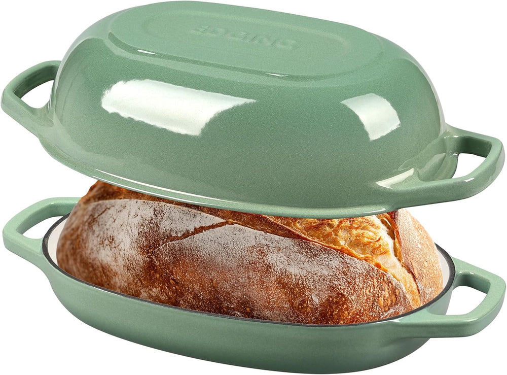 EDGING CASTING Enameled Cast Iron Oval Dutch Oven Pot