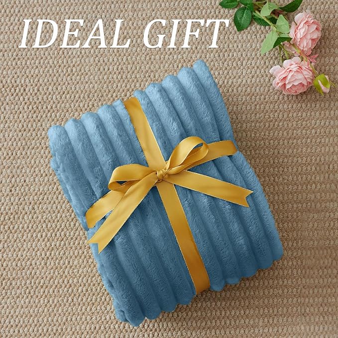BEDELITE Twin Blanket for Couch & Bed, 300GSM Soft & Warm Fleece Blanket - Image 6