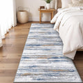 3x8 Washable Runner Rug for Family: Easy-to-Clean Runners for Hallway Entryway by WIEVEDENS