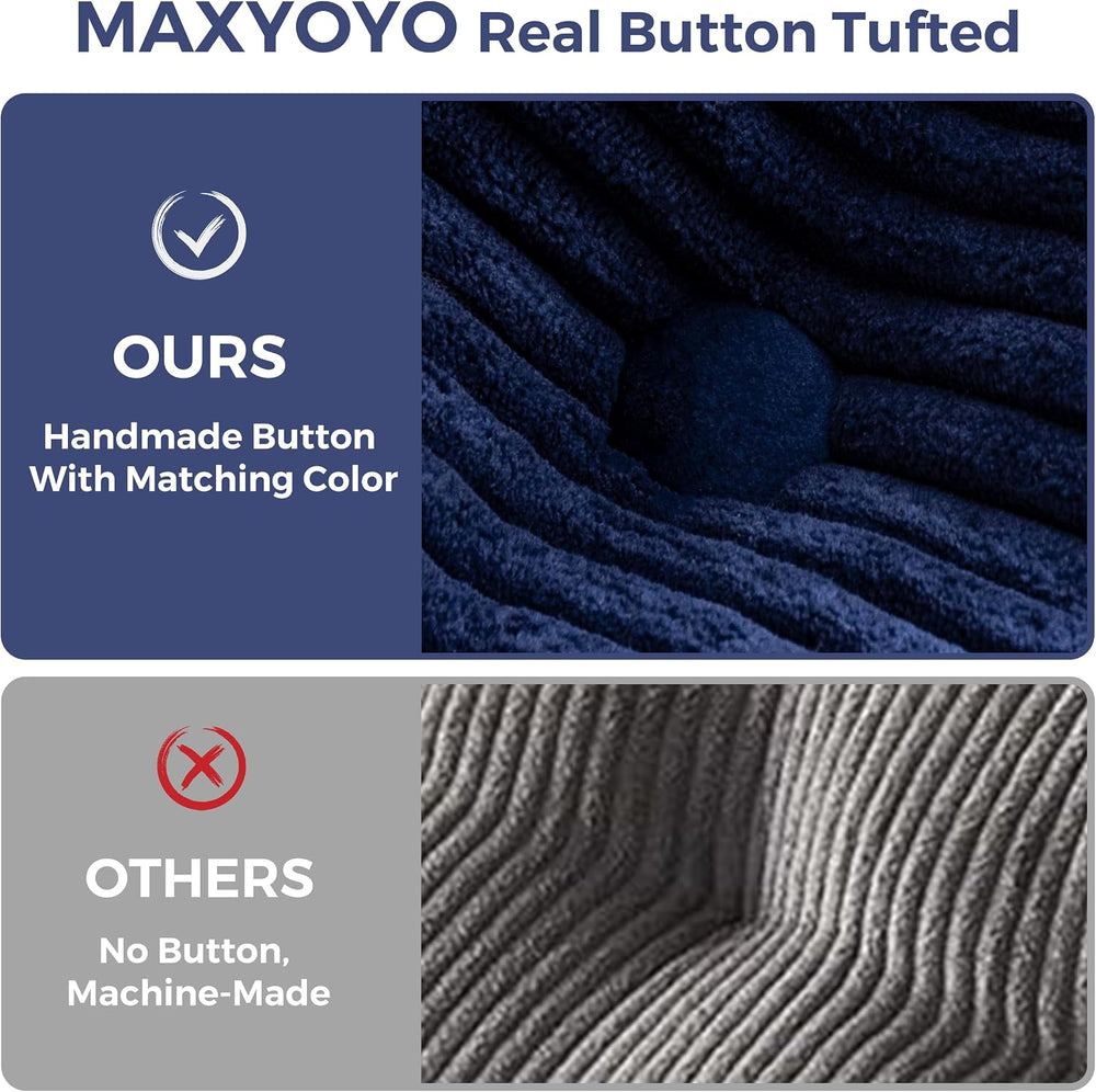 MAXYOYO Folding Sofa Bed, Convertible Chair Bed with Pillow