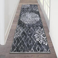 HEBE Hallway Runner Rug 2'x6' Washable Vintage Distressed Area Rugs Non Slip by HEBE