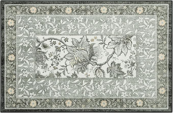 GarveeHome Provence Fog 2x3 Door Mat Indoor Rugs - Image 4