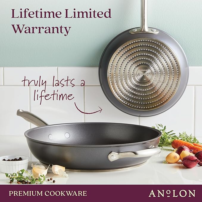 Anolon Accolade Forged Hard Anodized Nonstick Frying Pan/Skillet, 8 Inch - Image 9