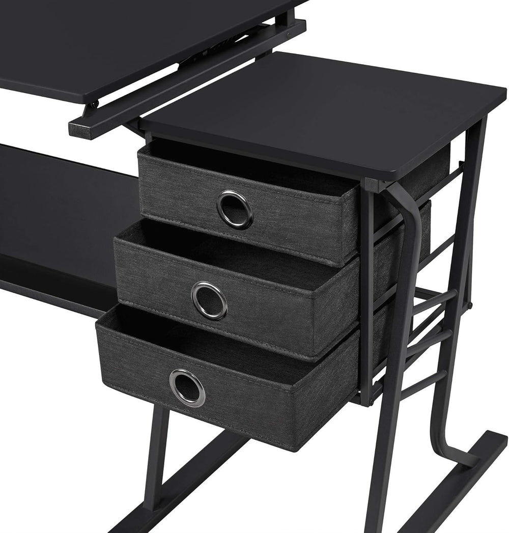 Yaheetech Drafting Table for Adults/Artists, Drawing Desk, Tabletop Adjustabl...