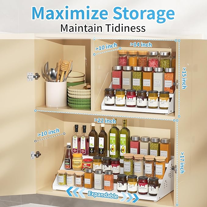 BOIVSHI Spice Rack, Spice Organization