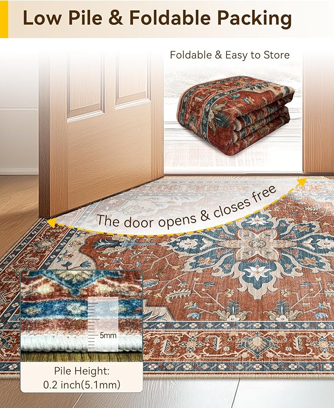 Area Rugs 2'x3' Kitchen Rugs Entry Rug Small Rugs - Image 3