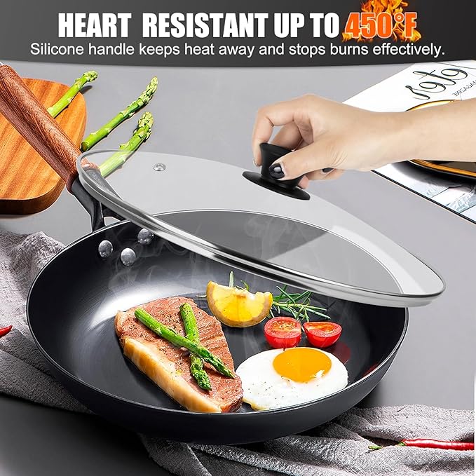 Pan Lid 8 Inch - Tempered Glass Pot Lid - Replacement Pan Cover - Image 5