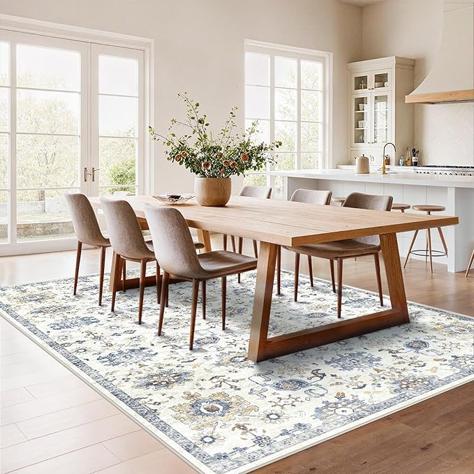 AMADA HOMEFURNISHING 5x7 Area Rugs, Washable Living Room Rug Low-Profile - Image 9