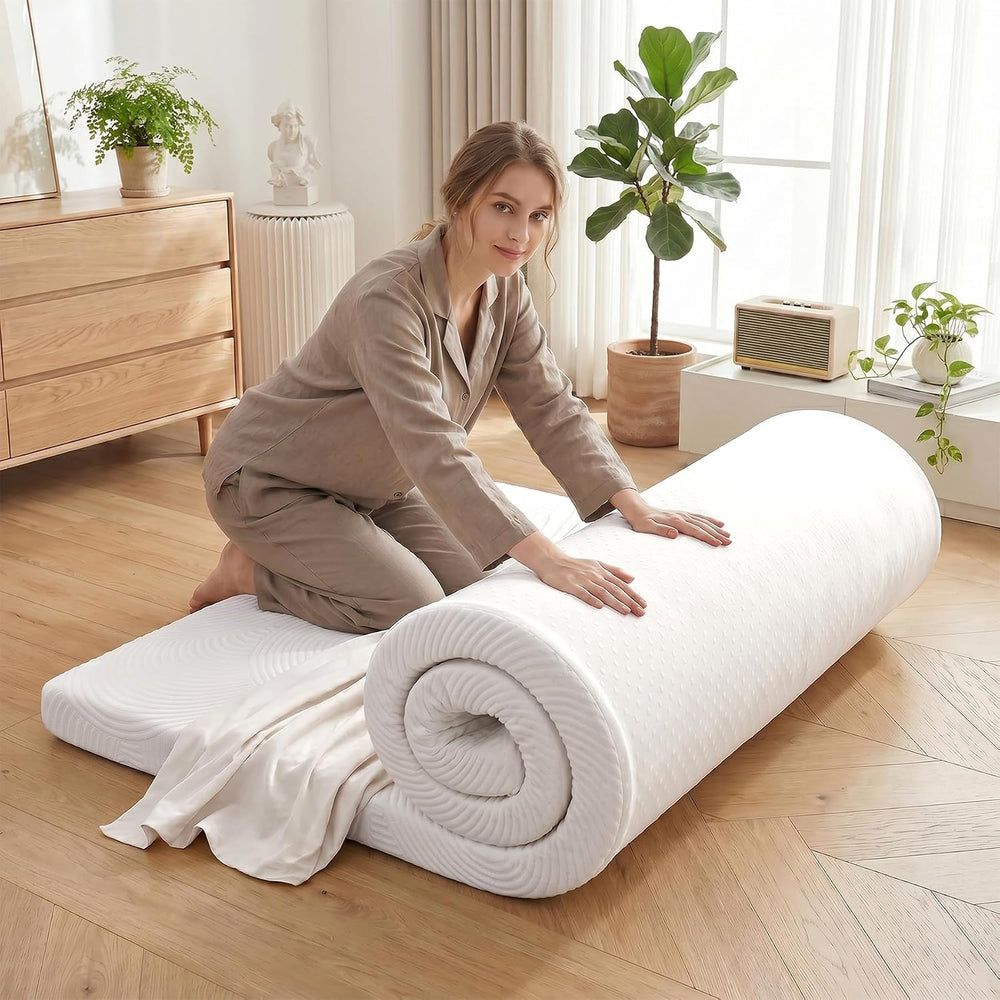Japanese Floor Mattress,3.5" Thicken Futon Mattress Tatami Mat Twin