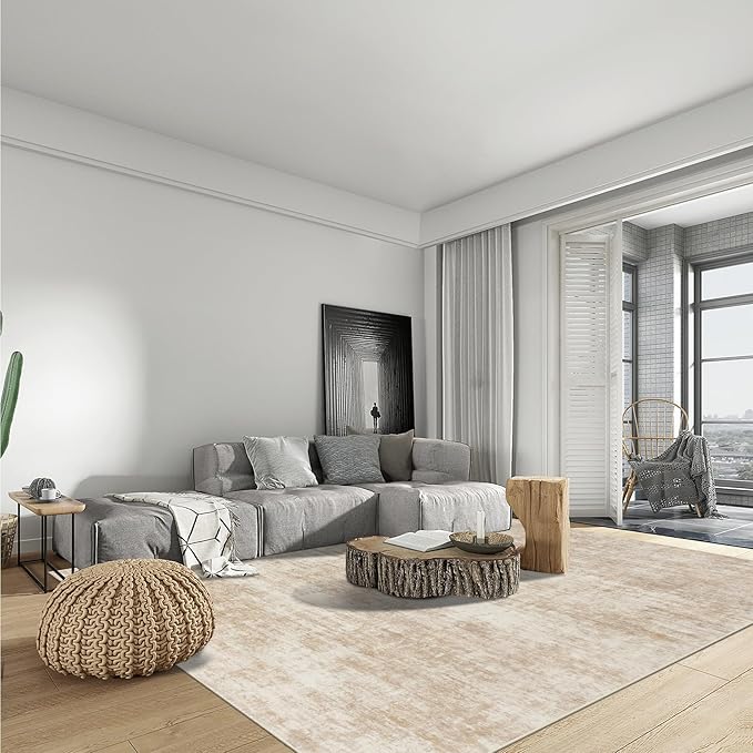 8x10 Area Rugs Washable Rug: Modern Abstract Living Room Rug Soft Anti-Skid - Image 2
