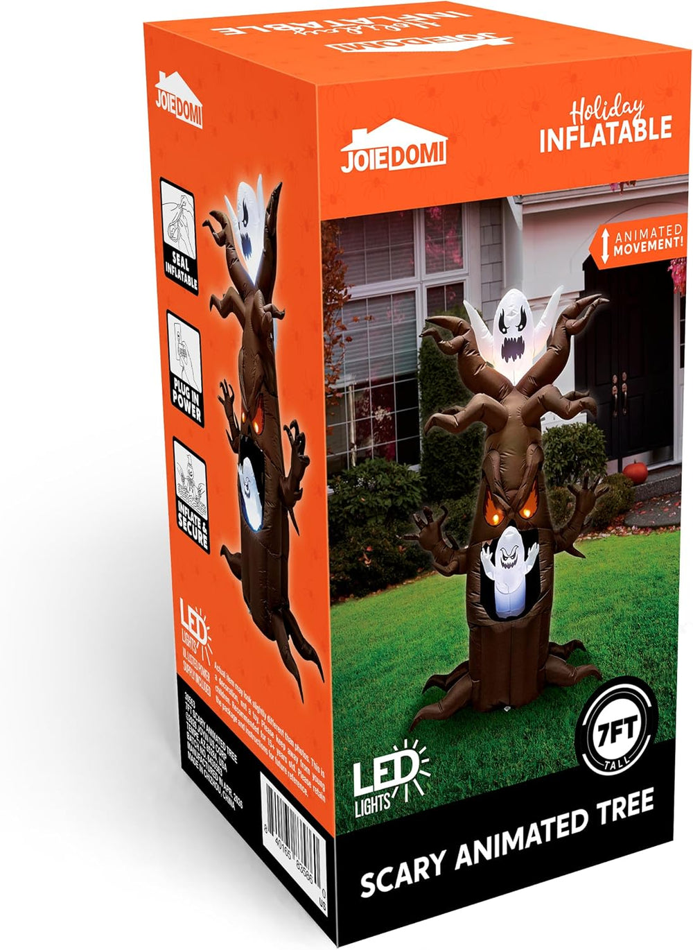 Joiedomi 7 Ft Halloween Inflatables Tree Decorations Outdoor Blow Up Yard Dec...