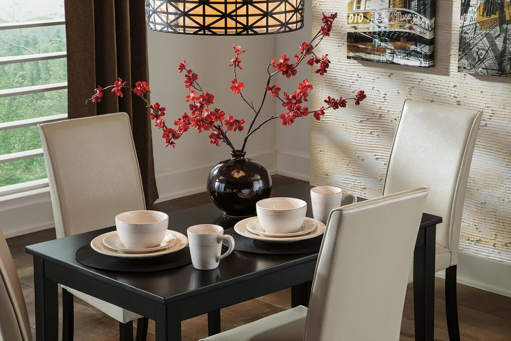 Signature Design by Ashley Kimonte Rectangular Dining Room Table, Black