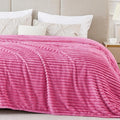 BEDELITE Fleece Blanket Queen Size – 3D Ribbed Jacquard Soft and Warm by BEDELITE