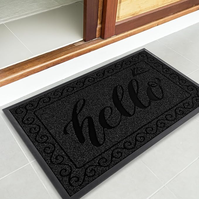 Yimobra Welcome Mats for Front Door 29.5x17, Heavy Duty Waterproof Outdoor Door - Image 7