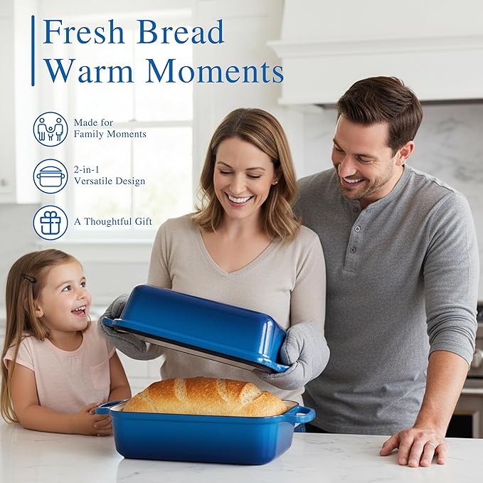 11x5 Inch Cast Iron Loaf Pan