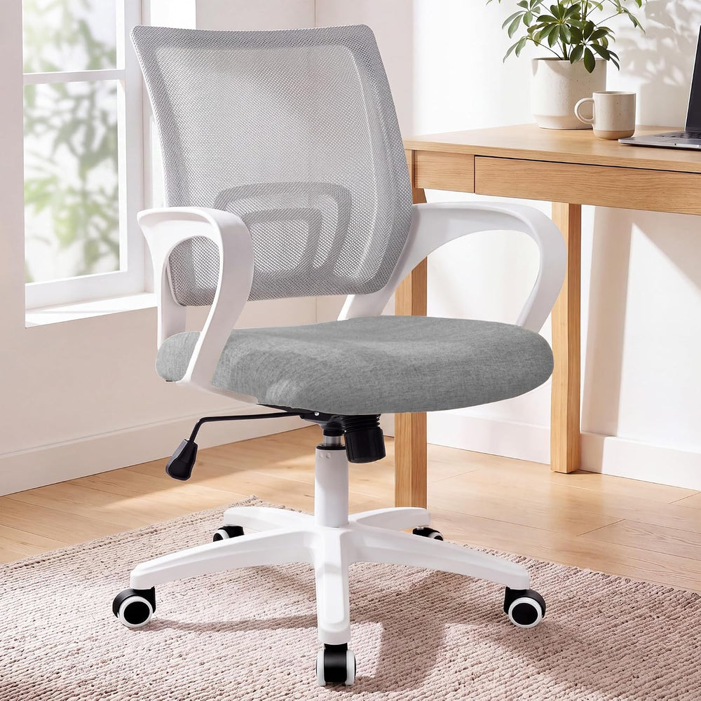 NEO CHAIR Office Computer Chair Ergonomic Mid-Back Mesh Desk Chair, Grey