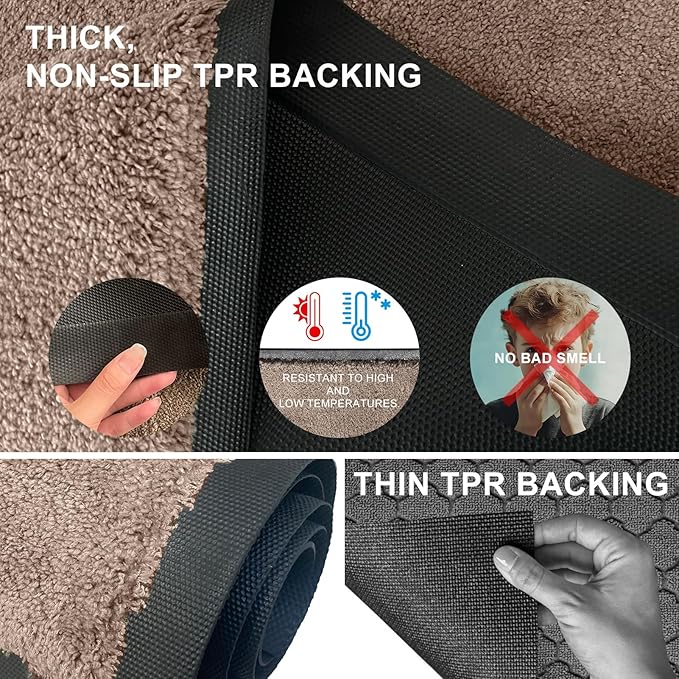 Mibao Dirt Trapper Door Mat for Indoor Outdoor, Waterproof All-Season, - Image 2