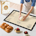 Silicone Baking Mat with Recipes, Silicone Mat by MimekitchenKitchenHelper