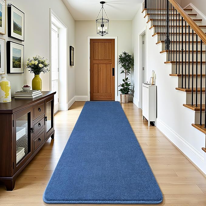Amearea Modern Soft Hallway Runner Rug, 2x10 Feet Washable Long Runner Rugs by AmeareaDirect
