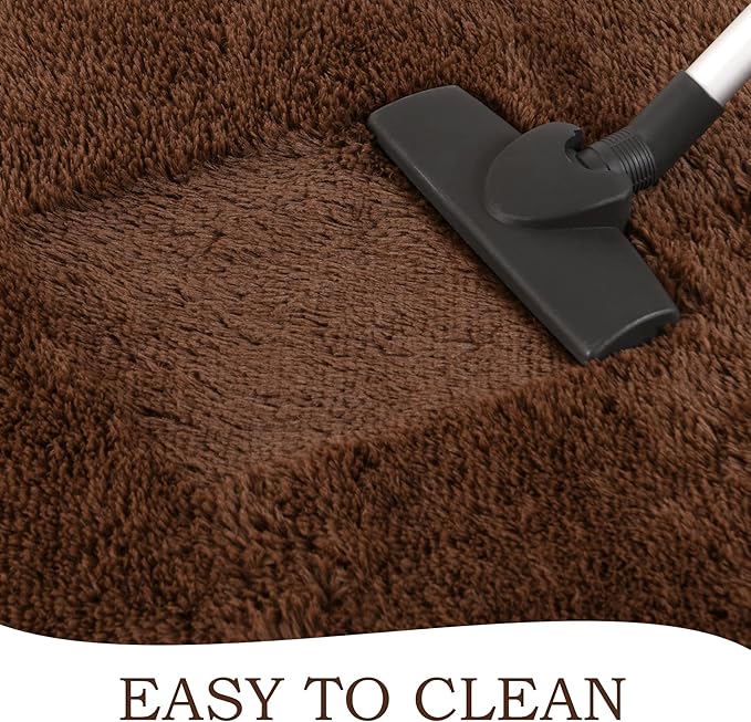 Chicrug Soft Runner Rug for Bedroom Living Room Plush Fluffy Rug 2x8 Feet - Image 7