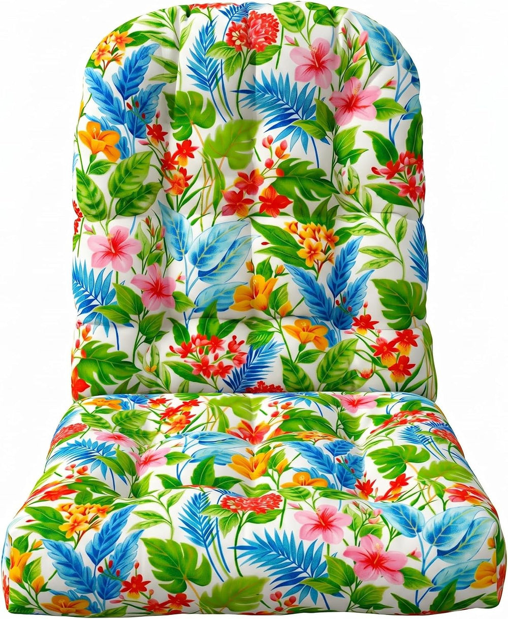 RSH DECOR: Tufted Adirondack Chair Cushion | 42.5” x 21” | All-Weather Spun F...