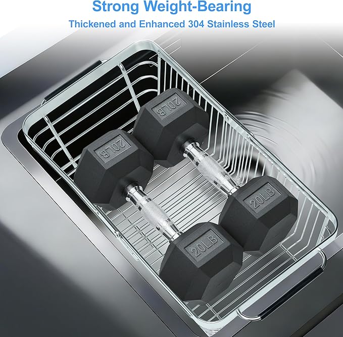 Dish Drying Rack Over The Sink, Stainless Steel Dish Racks