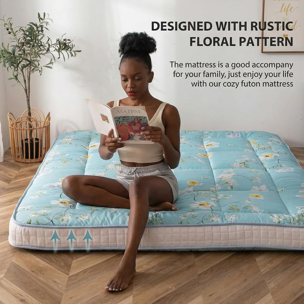 MAXYOYO Futon Mattress, Japanese Floor Mattress Folding Sleeping Pad