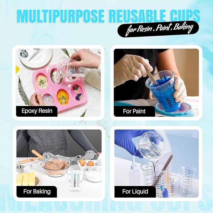 10oz Disposable Measuring Cups for Mixing Epoxy Resin - Image 8