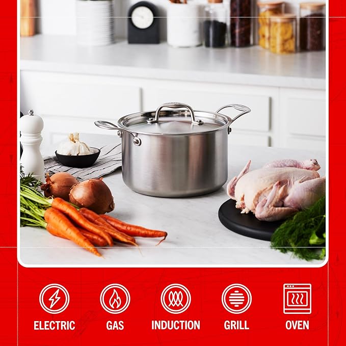 Heritage Steel x Eater 5 Quart Sauce Pot