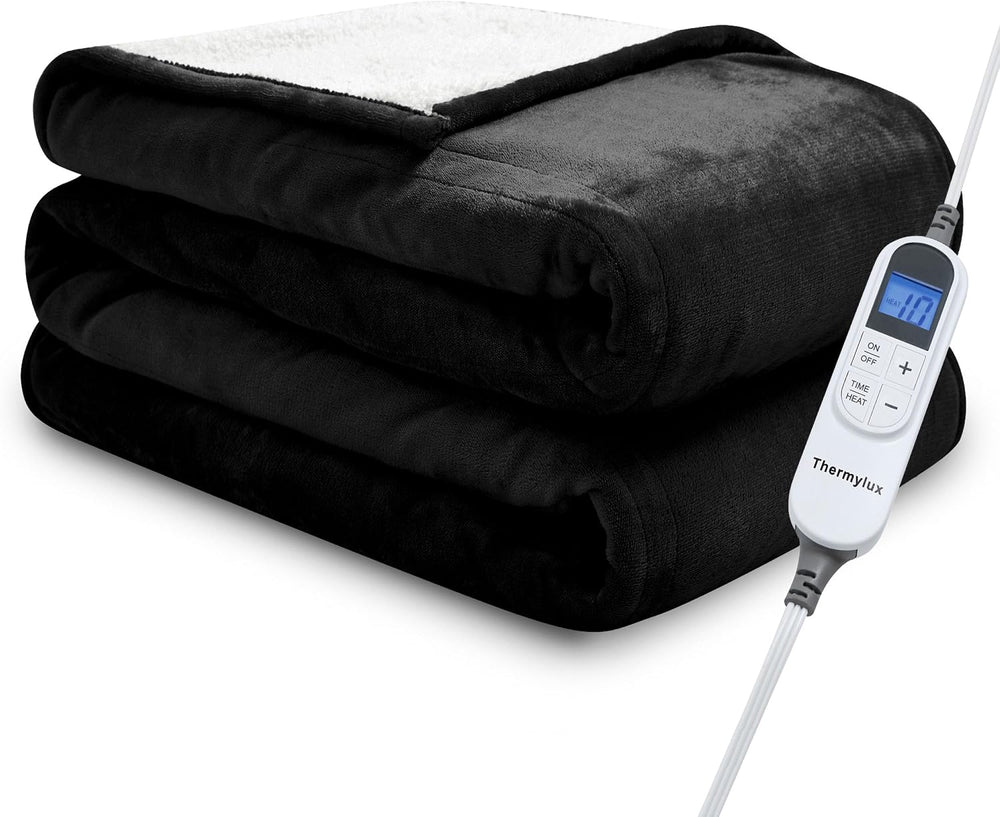 Electric Blanket Full 72"x84" Heated Electric Blankets 10 Heating L...