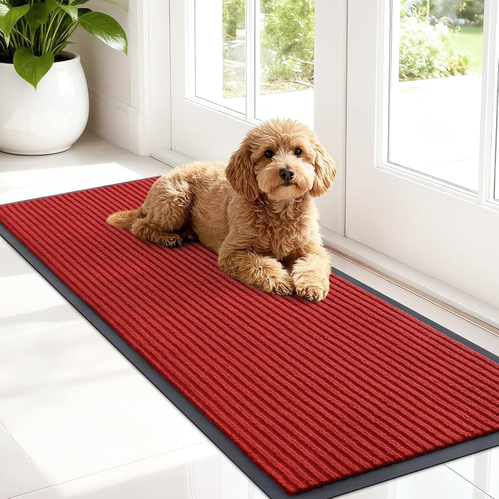 OLANLY Front Door Mat Indoor Outdoor Entrance, Waterproof Heavy Duty Doormat