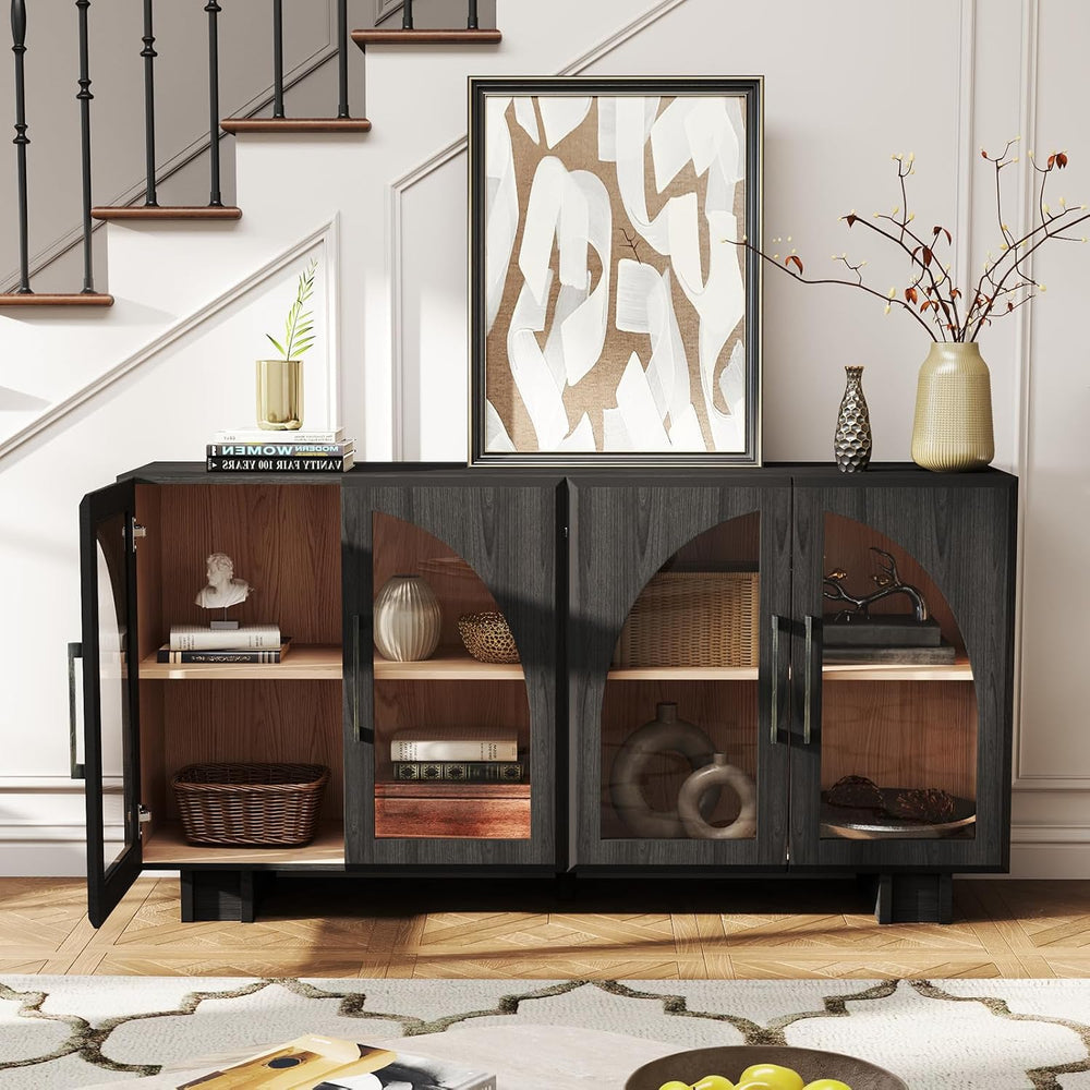 JOINICE Sideboard Buffet Cabinet with Storage,63” Modern Accent Console Cabin...