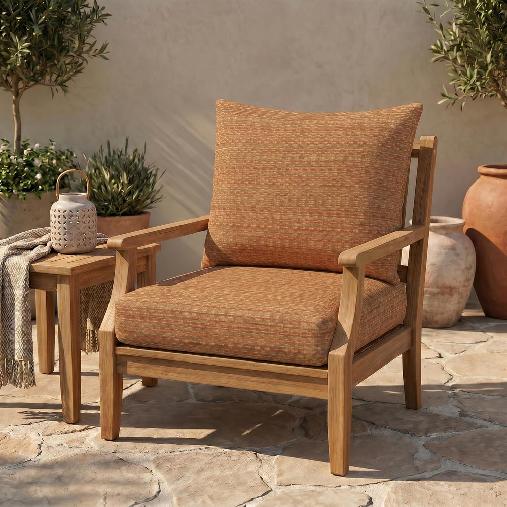 RSH DECOR: Sunbrella Deep Seating Cushion with Pillow Back | 25” x 25” x 5&qu...