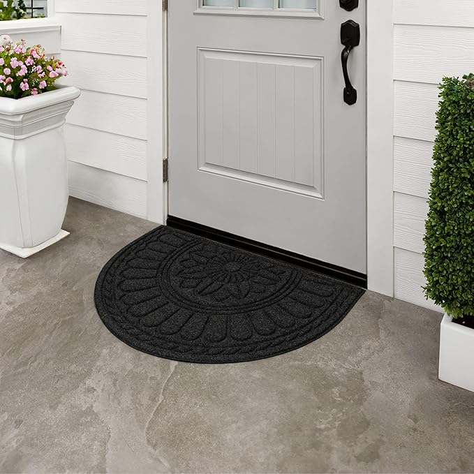 Mohawk Home Entryway Door Mat 2' X 3' All Weather Outdoor Non Slip Recycled - Image 3